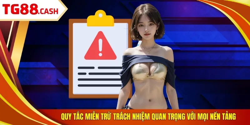 Miễn trừ trách nhiệm Quy tắc miễn trừ trách nhiệm quan trọng với mọi nền tảng